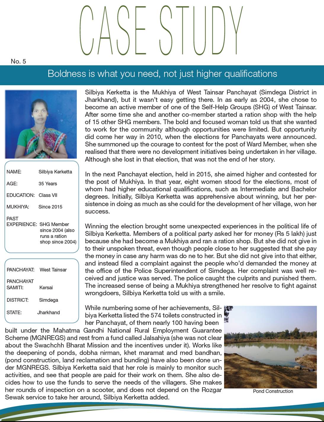 Boldness Is What You Need, Not Just Higher Qualifications